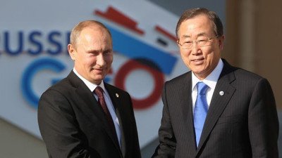 Пан Ги Мун обеспокоен ситуацией на Украине и в России