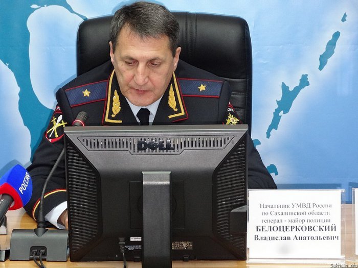 Задержан начальник полиции Сахалинской области