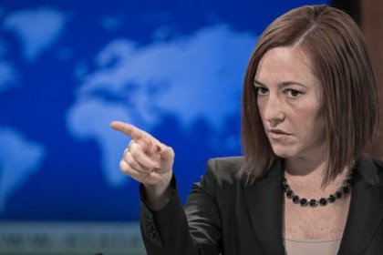 Джен Псаки: США считают, что насилие на востоке Украины проистекает только от сторонников федерализации