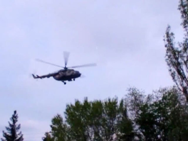 Ополченцы под Славянском сбили вертолет с генералом и 14 военными