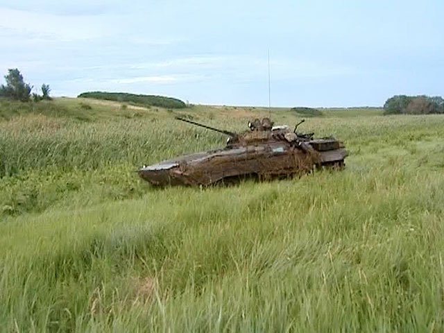 В украинском БМП, который незаконно пересёк границу с Россией, обнаружены запасы взрывчатки