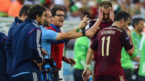 Сборная России выбыла из Чемпионата мира по футболу в Бразилии, сыграв со сборной Алжира вничью