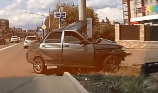 Подборка ДТП   Столбовое притяжение часть 2