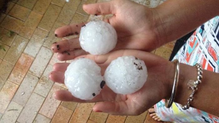 Шторм и град в Брисбене, Австралия!