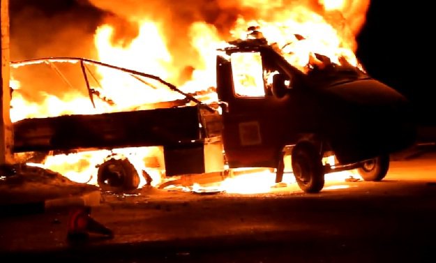 Подборка дтп - Огненные взрывы автомобилей