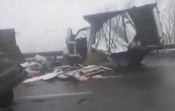 Аварии грузовиков Февраль 2015 ч. 2