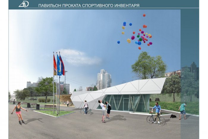 Проект благоустройства центральной набережной в Красноярске.