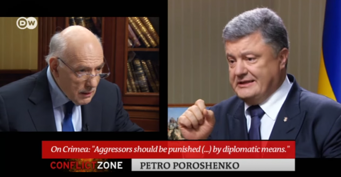 Эксклюзив DW. Нашумевшее интервью Порошенко