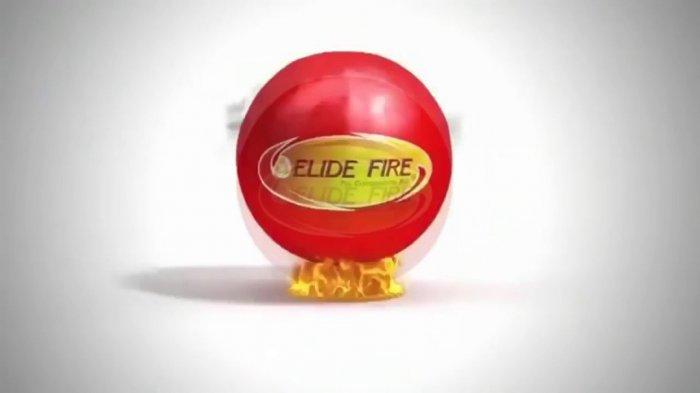 Автоматический самосрабатывающий огнетушитель при прикосновение дыма или огня. Огнетушитель Шар-1