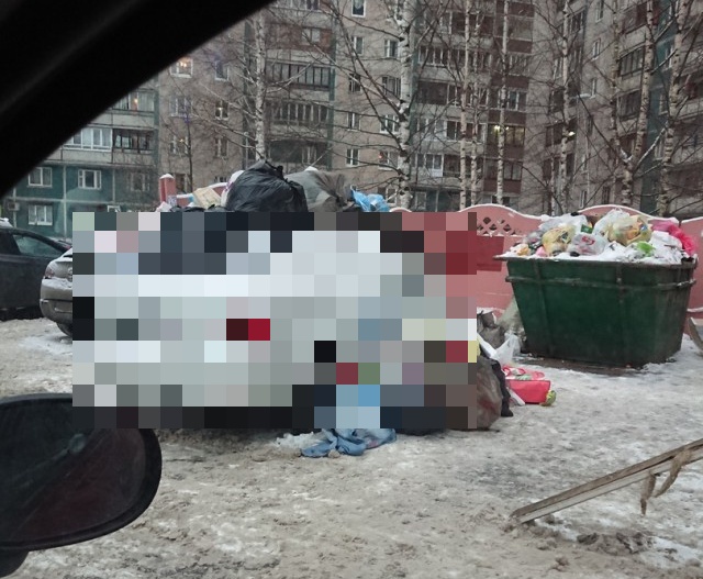 Наказание за парковку возле помойки