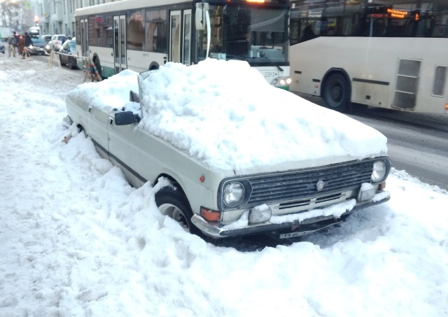 Припарковался на всю зиму?