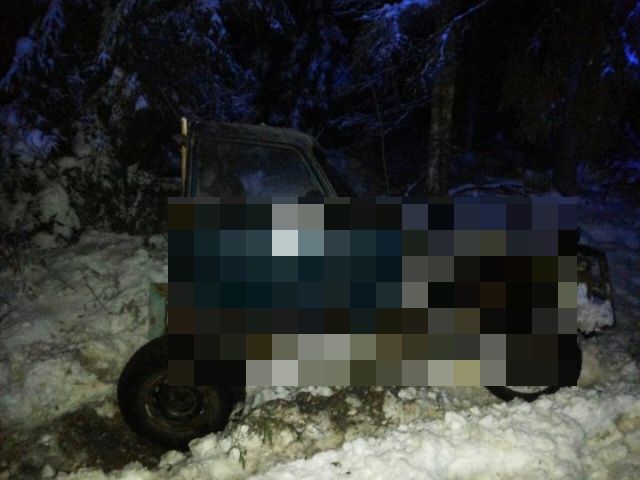 На самодельном транспортном средстве на новогоднюю дискотеку