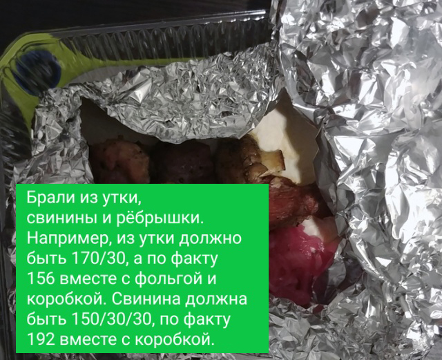 Недовес, или как ресторан обманывает своих клиентов