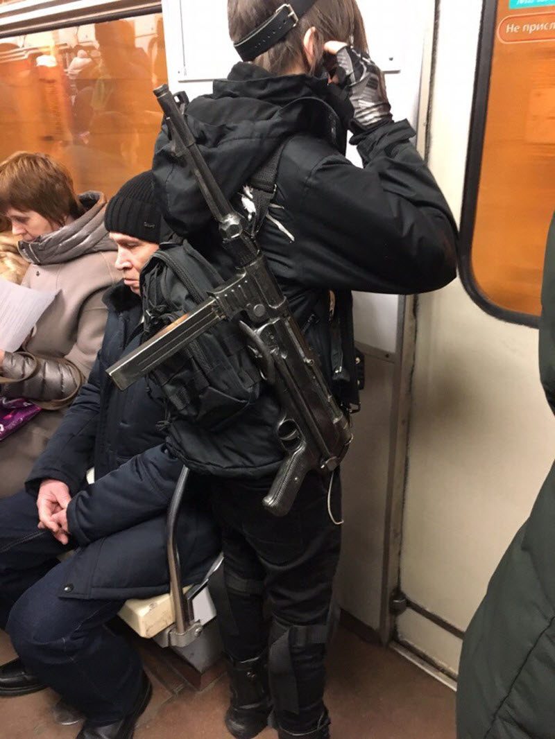 Модники из российского метрополитена
