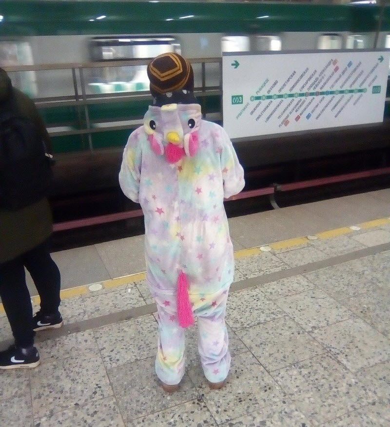 Модники из российского метрополитена