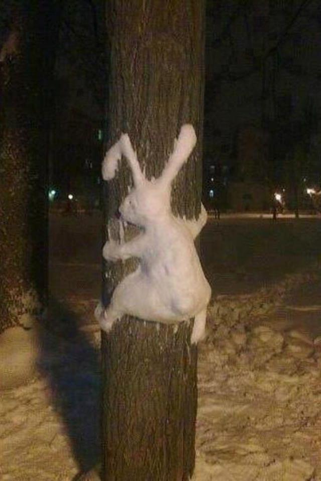 Что ещё можно слепить из снега Что ещё можно слепить из снега