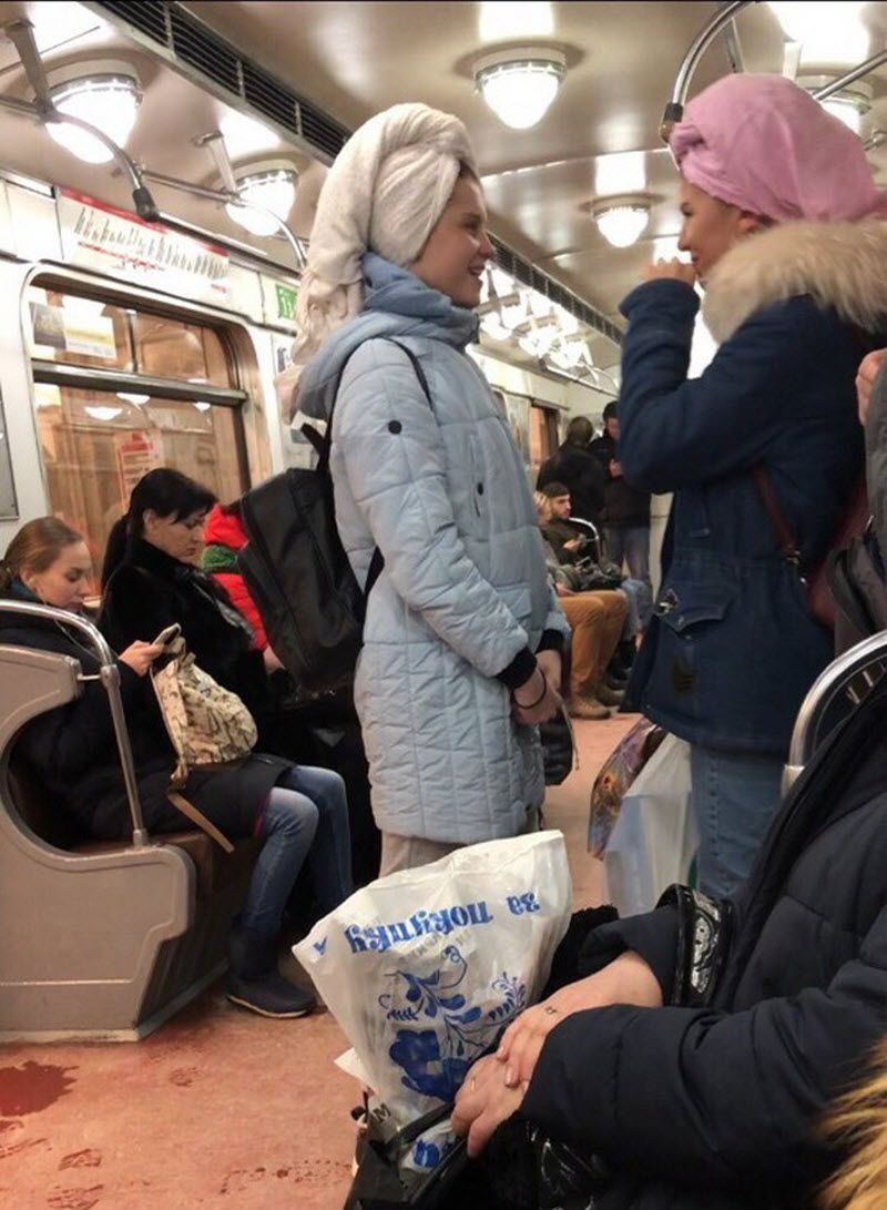 Модники из российского метрополитена