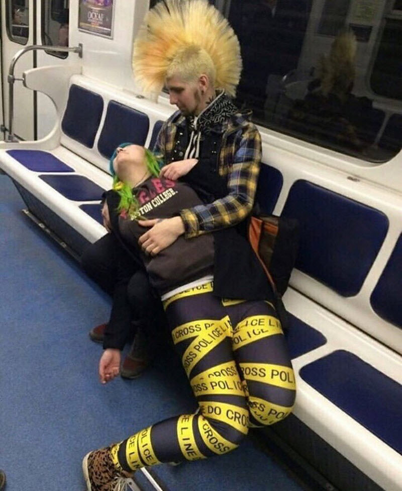 Модники из российского метрополитена