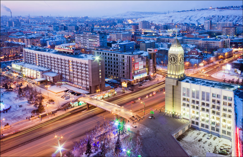 Красноярск с высоты Красноярск с высоты