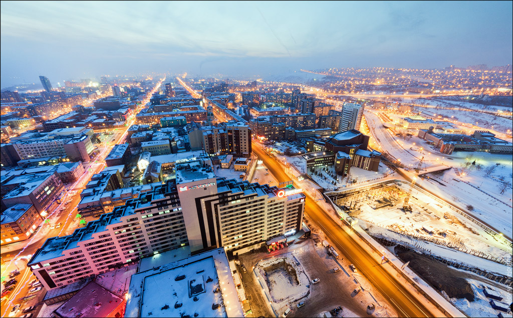 Красноярск с высоты Красноярск с высоты