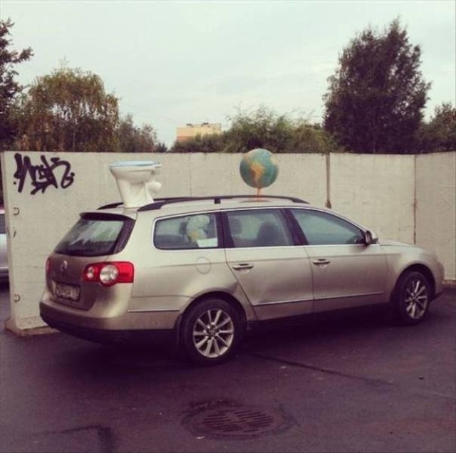 Странные автомобили и необычный тюнинг