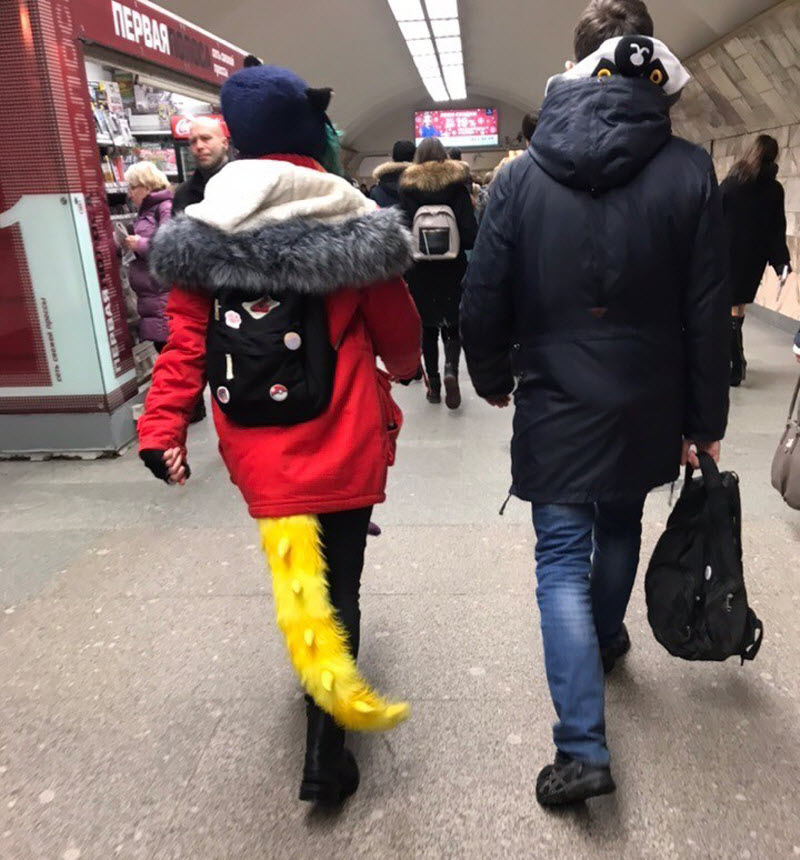 Модники из российского метрополитена