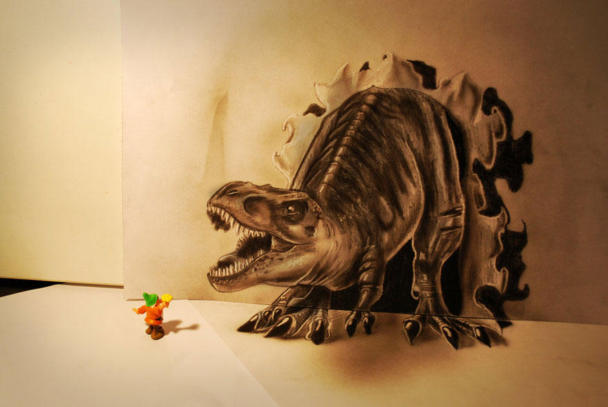 Самые впечатляющие карандашные 3D-рисунки от художников со всего света