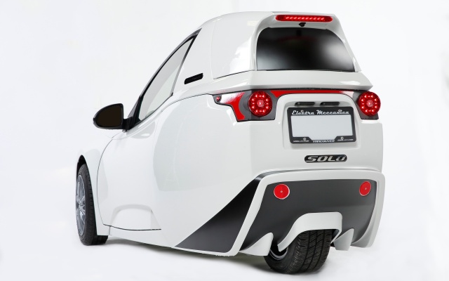Electra Meccanica Solo - канадский электромобиль с необычным дизайном