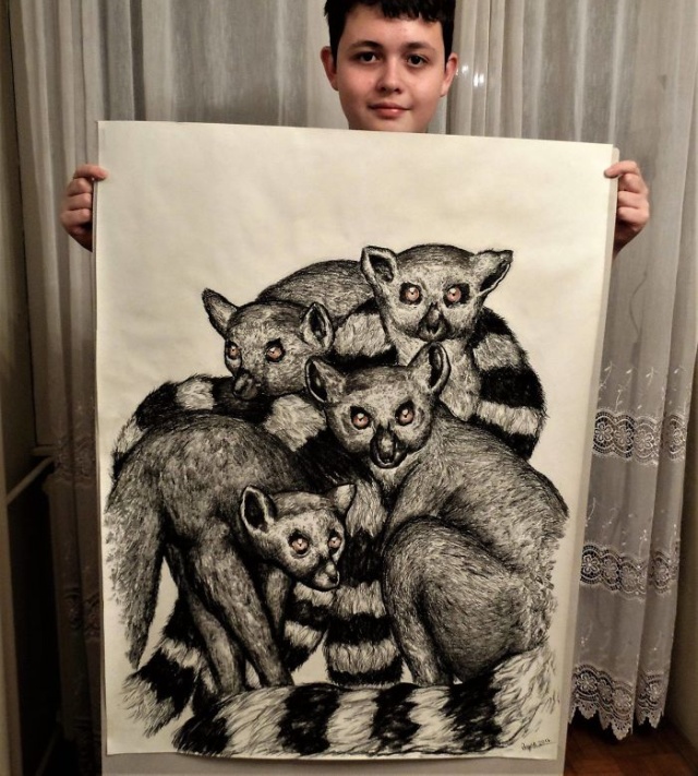 Прогресс юного художника