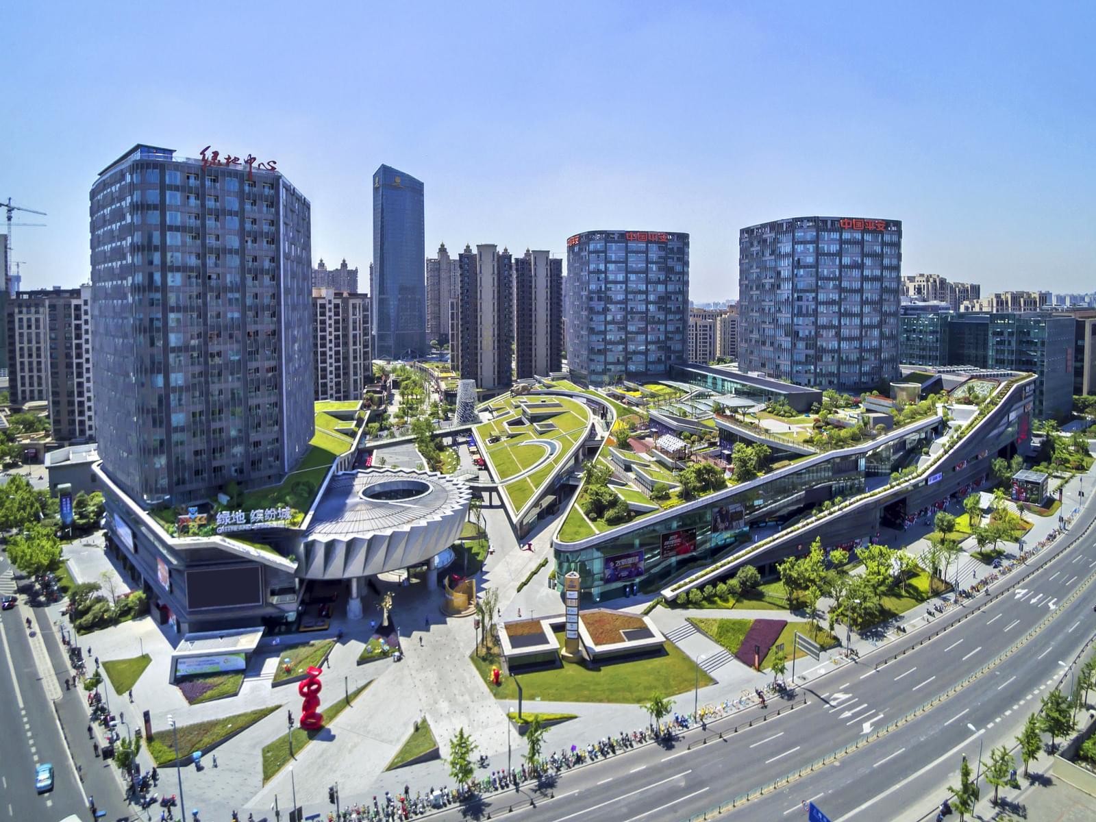 Городская ферма в центре Шанхая Городская ферма в центре Шанхая