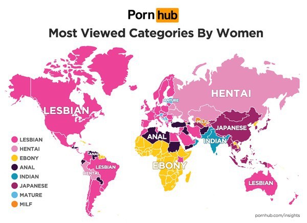 Какое порно нравится женщинам: свежее исследование Pornhub Какое порно нравится женщинам: свежее исследование Pornhub