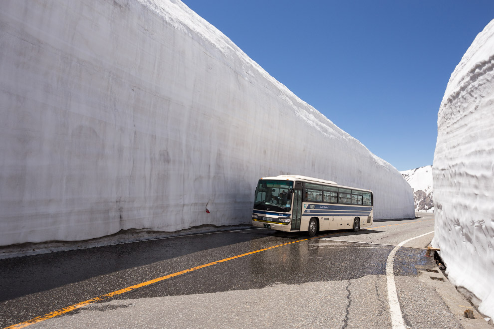 Прогулка по Tateyama Kurobe Alpine Прогулка по Tateyama Kurobe Alpine