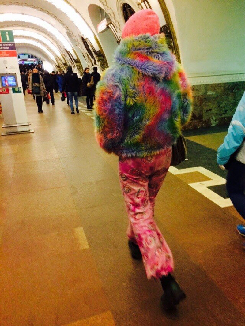Модники из российского метрополитена