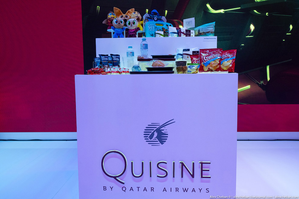 Эконом класс в самолетах Qatar Airways Эконом класс в самолетах Qatar Airways