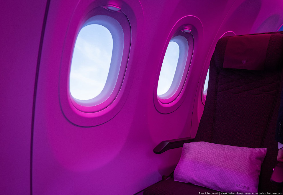 Эконом класс в самолетах Qatar Airways Эконом класс в самолетах Qatar Airways