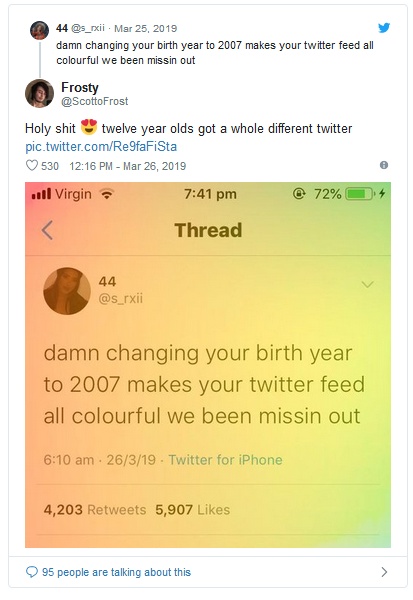 После флешмоба в Twitter со сменой даты рождения, множество аккаунтов были заблокированы После флешмоба в Twitter со сменой даты рождения, множество аккаунтов были заблокированы