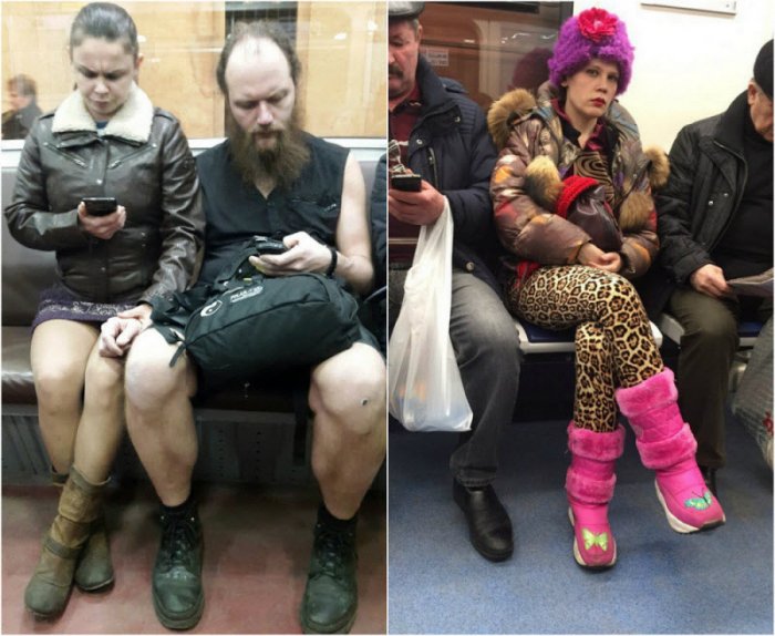 Модники из российского метрополитена