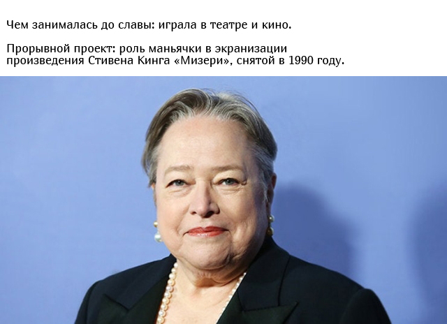 Знаменитости, которые стали известны лишь только в зрелом возрасте