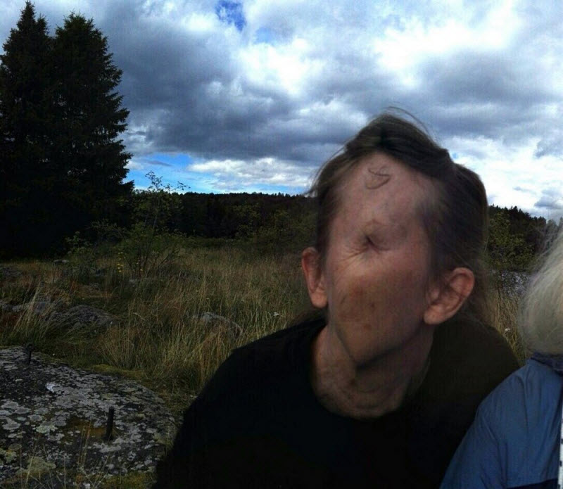Неудачные панорамные снимки выглядят пугающе...