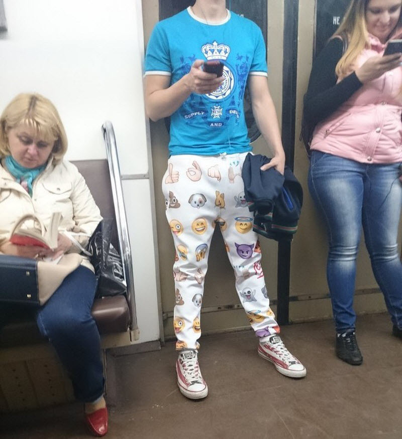 Модники из российского метрополитена