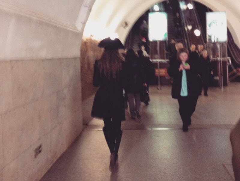 Модники из российского метрополитена