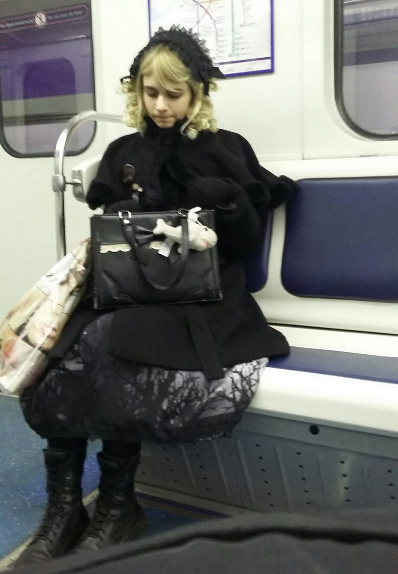 Модники из российского метрополитена