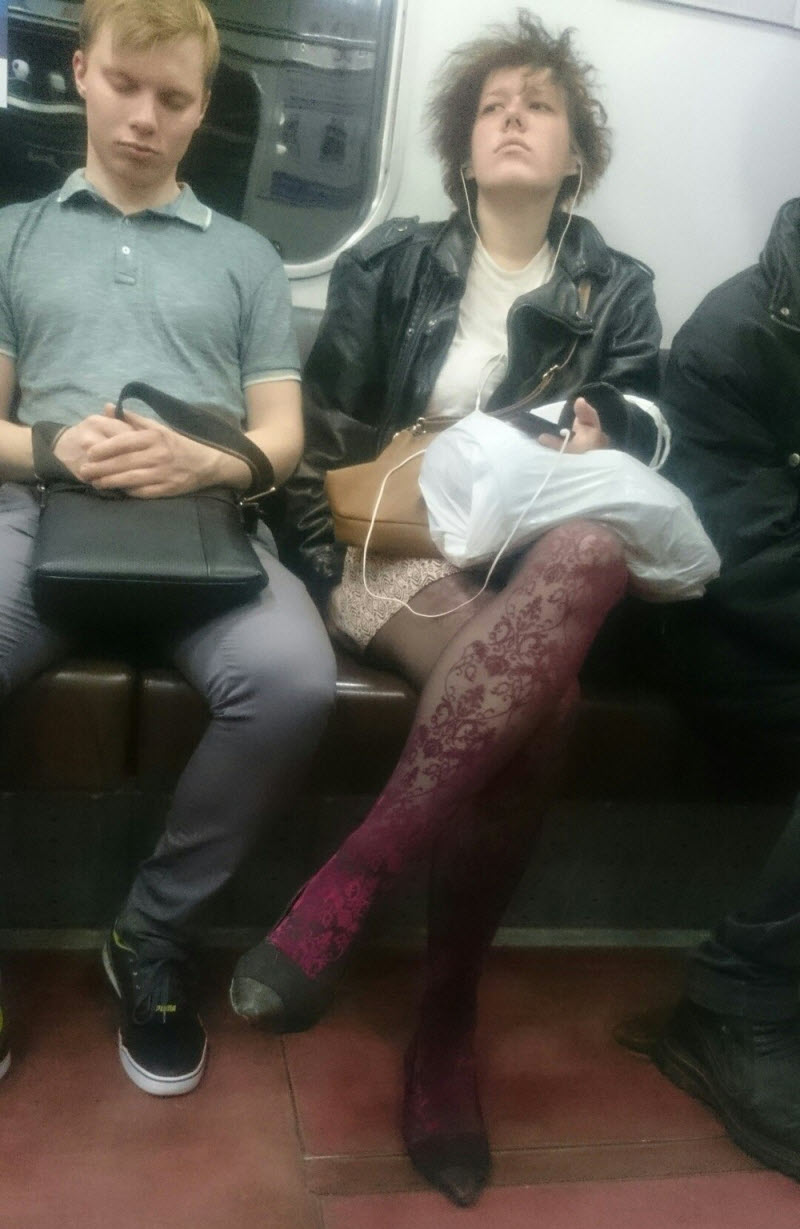 Модники из российского метрополитена