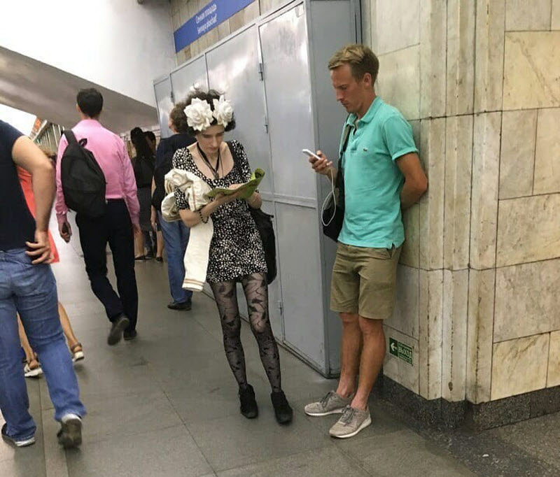 Модники из российского метрополитена
