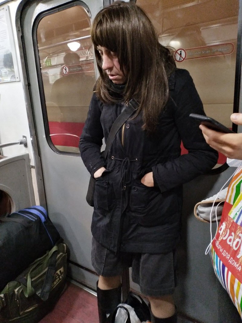 Модники из российского метрополитена