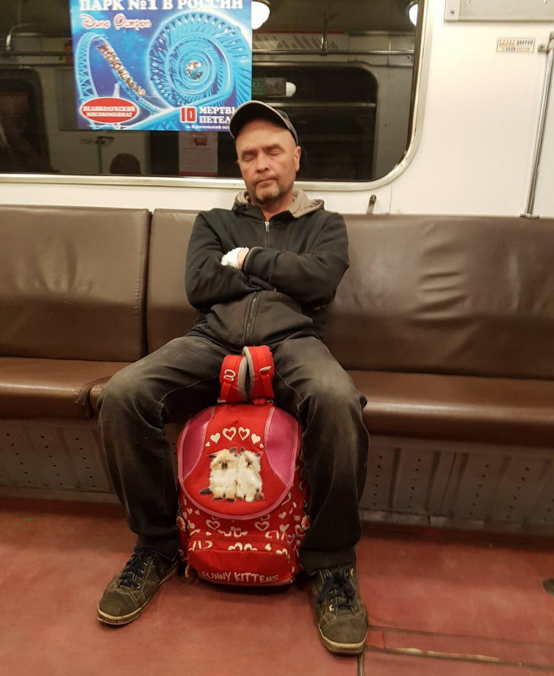 Модники из российского метрополитена
