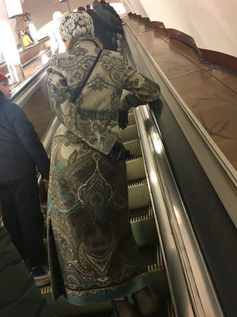 Модники из российского метрополитена