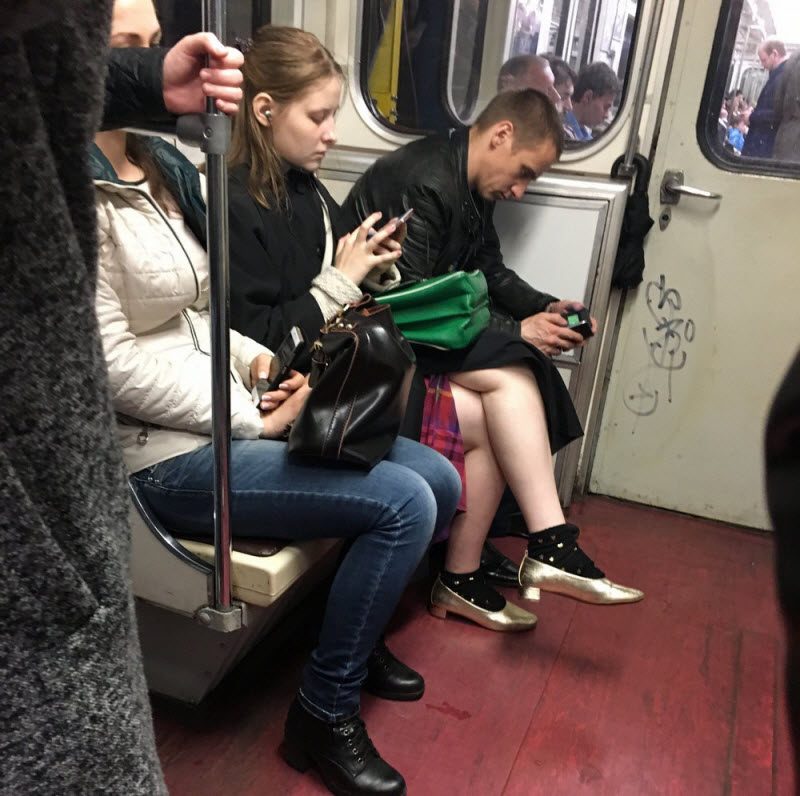Модники из российского метрополитена