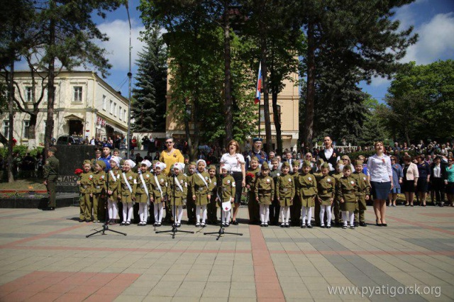 Парад дошкольных войск в Пятигорске Парад дошкольных войск в Пятигорске