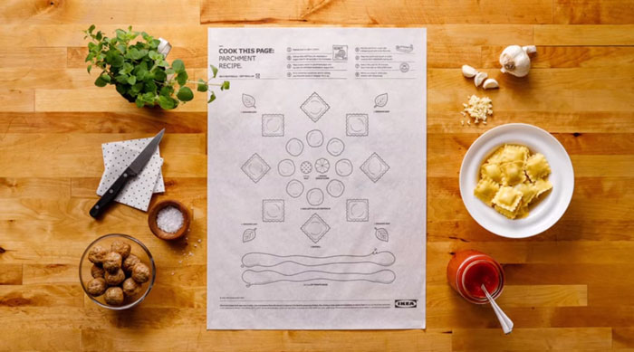 Постеры IKEA с инструкцией, как готовить Постеры IKEA с инструкцией, как готовить